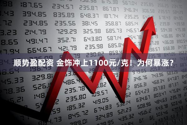顺势盈配资 金饰冲上1100元/克！为何暴涨？